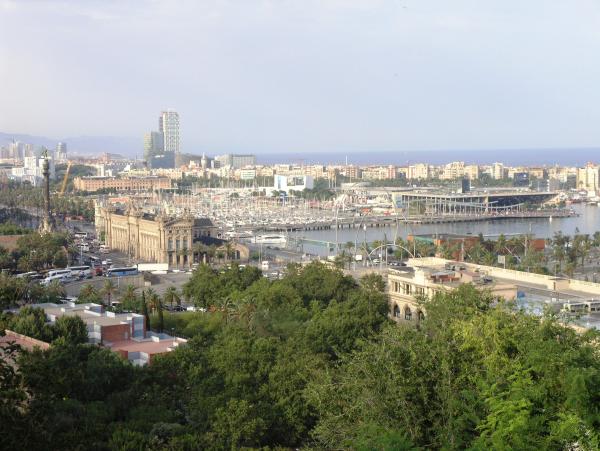 Blick vom Montjuic